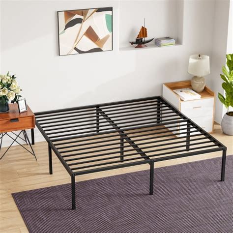 Fdw 18 Inch High Metal Platform Bed Frame With Maximum 